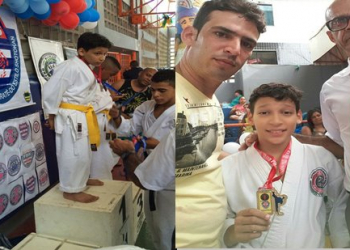 Atleta valentense conquista medalha de ouro em competição de karatê em Salvador