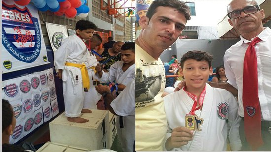 Atleta valentense conquista medalha de ouro em competição de karatê em Salvador