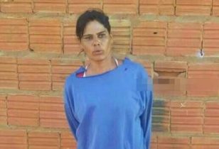 Suspeita foi presa pouco tempo após o crime.