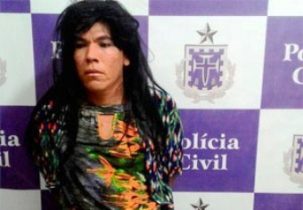 Preso tenta fugir de delegacia na Bahia vestido de mulher.