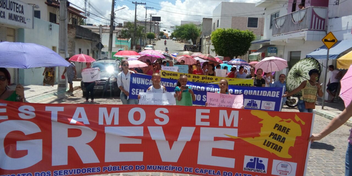 Capela do Alto Alegre: servidores públicos municipais entram em greve por tempo indeterminado