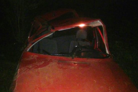 Quatro feridos em capotamento na BA 120; motorista disse que cochilou