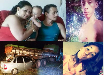 Capim-grossenses mortos em acidente na BR 324 são identificados; quatro de uma mesma família