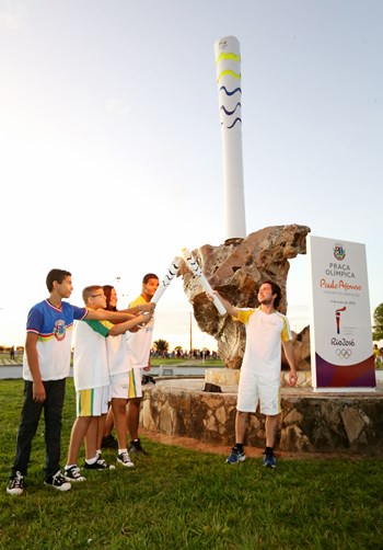 Paulo Afonso- BA- Brasil- 27/05/16 - Revezamento da Tocha Olímpica em Paulo Afonso.  Foto: Francisco Medeiros/ ME