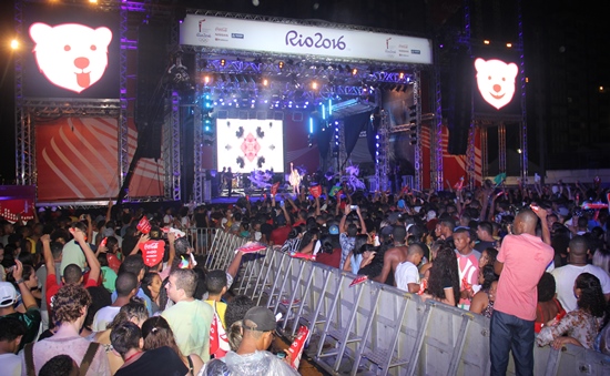 Tocha olimpica em salvador-barra