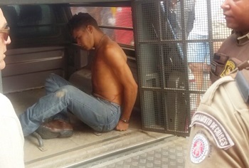 Este teria sido o carona que entrou na lotérica 
