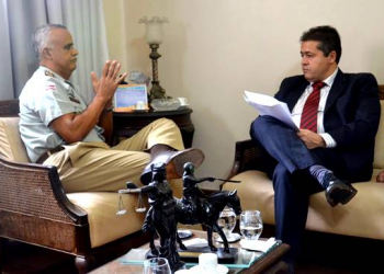 Em visita ao comandante geral da PM, Alex da Piatã pede uma CIPE para a região do Sisal