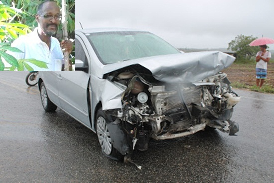 Colisão na BA-411 mata chefe de RH da Prefeitura de Serrinha