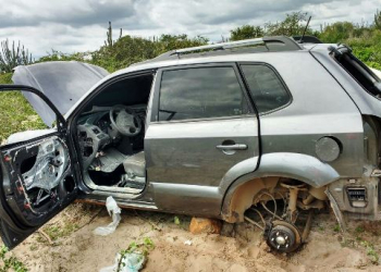 Polícia localiza veículo Tucson com características do que foi usado no assalto a carro forte na BR 116