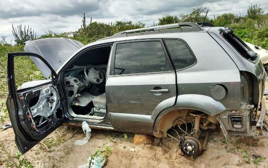 Polícia localiza veículo Tucson com características do que foi usado no assalto a carro forte na BR 116