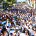 Santaluz- População faz protesto contra a violência no município e pede solução de crime “contra professores”