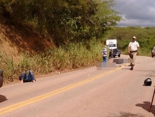 Homem natural de Senhor do Bonfim morre após colisão de carro e moto na BA-131