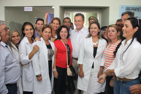 Equipe de trabalho na nova UBS | foto: Raimundo Mascarenhas