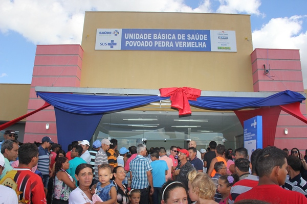 Monte Santo I – Com a presença do governador, Jorge Andrade entrega Unidade Básica de Saúde em Pedra Vermelha