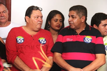 A adesão de Rivinha a campanha de Nelson foi bastante comemorada