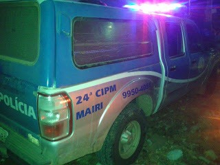 Jovem é assassinado a tiros na cidade de Mairi