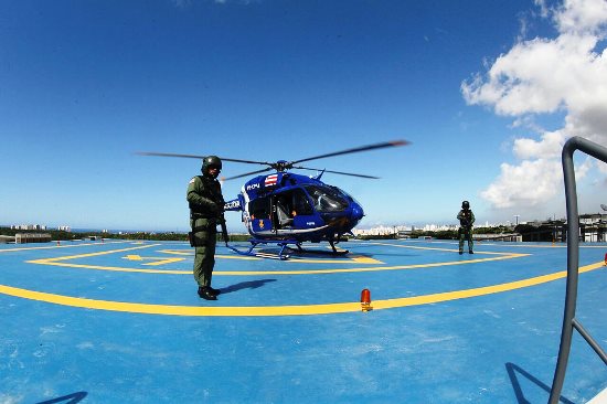 Helicóptero da GRAER vai está sempre vigilante as ocorrências