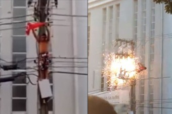 SE: homem morre ao escalar poste e receber descarga elétrica antes de discurso de Dilma Rousseff