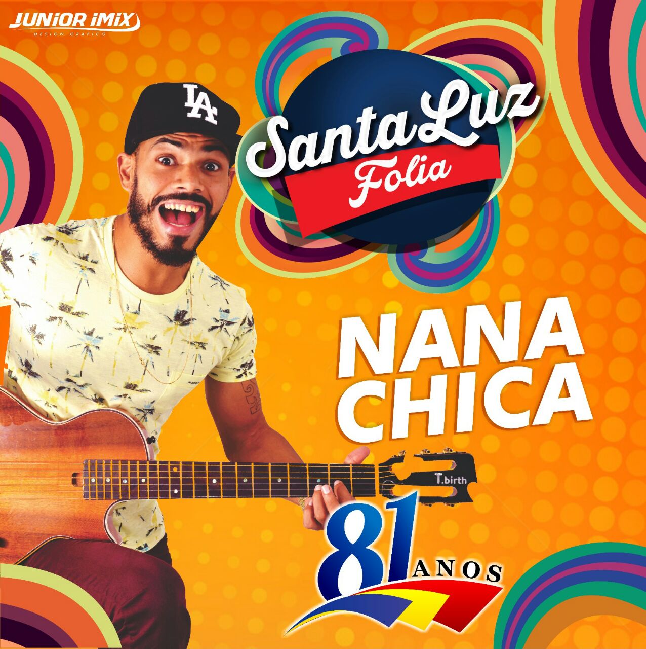Hoje tem NanaChica no Santaluz Folia