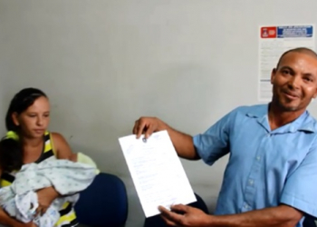 Coité – Pai registra seu 13° filho e tem o nome de Ronaldo