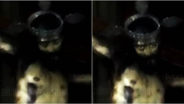 Estátua de Jesus Cristo ‘abre os olhos’ em vídeo e divide internautas; veja