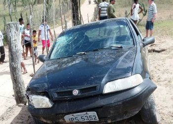 Coité  – Bandidos assaltam mercadinho em Povoado, bate carro durante a fuga e fogem a pé