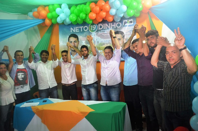 Gavião – Neto e Dinho são homologados candidatos a prefeito e vice