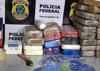 Dupla é presa com cerca de 50 kg de drogas na ponte do Rio Paraguaçu