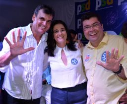 Junior do Max apresenta a chapa majoritária que será apoiada pelo seu grupo | Foto: Noticias de Santaluz