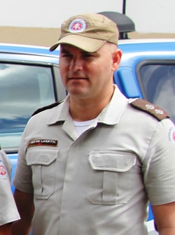 Tenente Laerth comandante da 4ª Cia