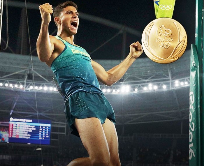 Thiago Braz conquista ouro e bate recorde olímpico no salto com vara