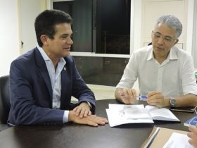 Eduardo Salles idealizador do projeto e Ney Campelo