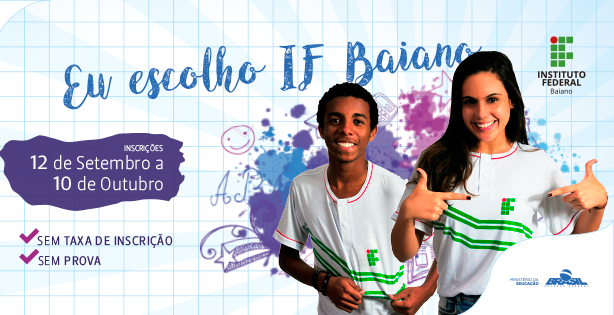 IF Baiano Campus Serrinha abre Processo Seletivo para ingresso de estudantes em 2017