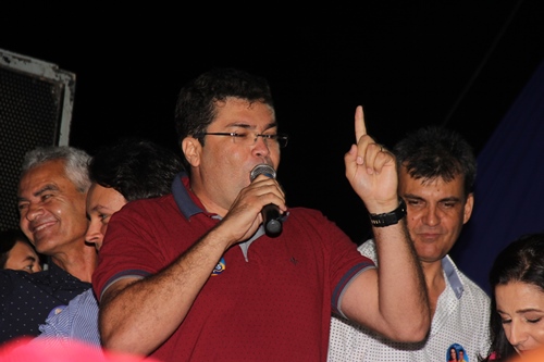 Santaluz II – Senador Otto Alencar participa de comício de Quitéria e Marcinho