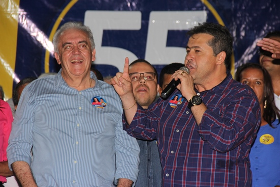 Santaluz II – Senador Otto Alencar participa de comício de Quitéria e Marcinho