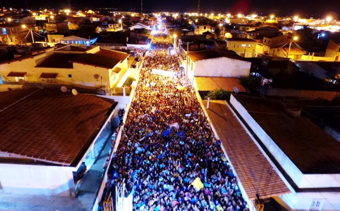 Jardim Luzense visto do alto | Foto: TV Gold Led