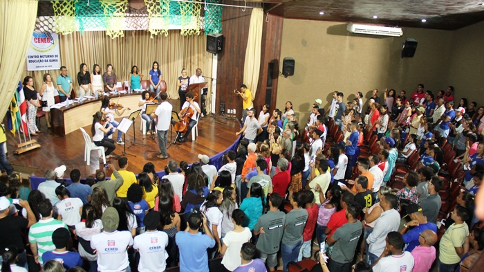 Evento foi aberto com a Orquestra Santo Antônio que tocou os hinos nacional e do município | Foto: Raimundo Mascarenhas