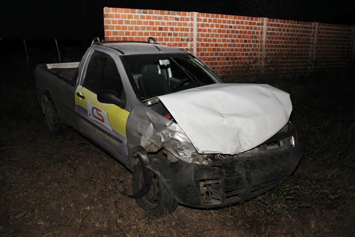 Strada também saiu da pista e ficou a cerca de 40 metros a frente do Palio | Foto: Raimundo Mascarenhas