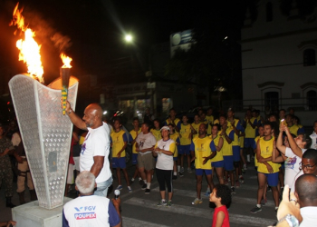 Depois de percorrer mais de 200 km Fogo Simbólico chega a Serrinha