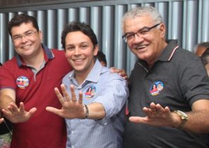 Marcinho, Mário e José Ailton que foi superintendente da Codevasf com por indicação