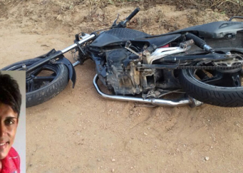 Motociclista morre depois de colidir veículo com uma vaca