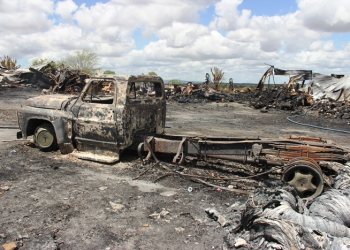 Coité – Prejuízos em consequência do incêndio na Plastsag são grandes; parte atingida não estava no seguro