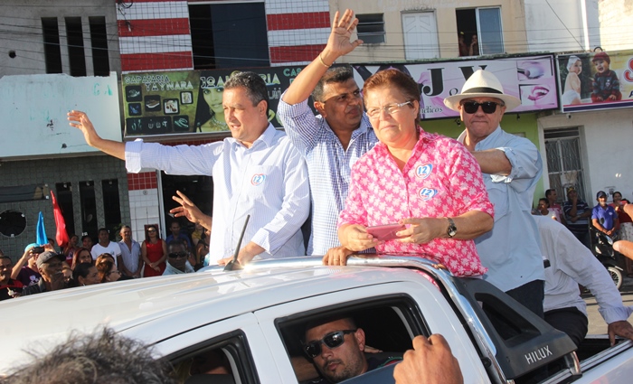 Rui Costa participou do primeiro ato político no Território do sisal em Cansanção | Foto: Raimundo Mascarenhas