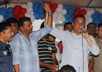 Cansanção – Presença de Rui Costa em comício de Ari empolga militância