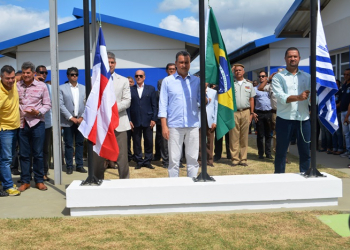 Governador Inaugura Distrito Integrado de Segurança Pública e deputado Gika cobra recuperação de estradas