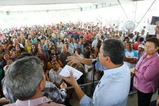 Durante o discurso rui não escondeu o carinho que tem por Serrinha