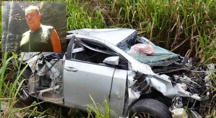 Policial Rodoviário aposentado morre vítima de acidente de carro