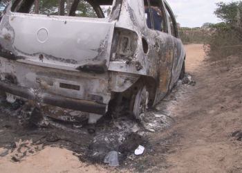 Carro e corpo de um homem são encontrados carbonizados na zona rural de Santa Bárbara