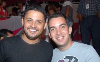 Diretores da i9 Fabricio Matos (de preto) Junior Malta