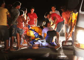 Coité – Colisão entre carro e Honda Biz deixa motociclista gravemente ferido